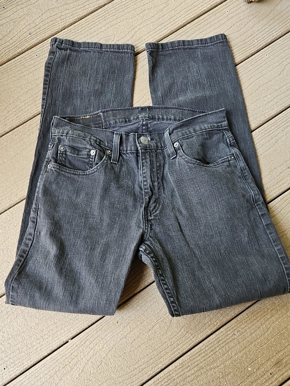 LEVI 559 W30 L32 Black Denim Jeans